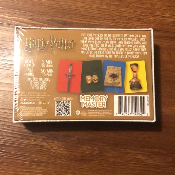 Harry Potter Memory Master Card Game - Picture 2 of 2